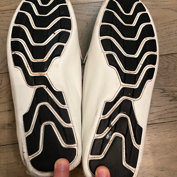 White Gucci loafers size 10 - Picture 4 of 5